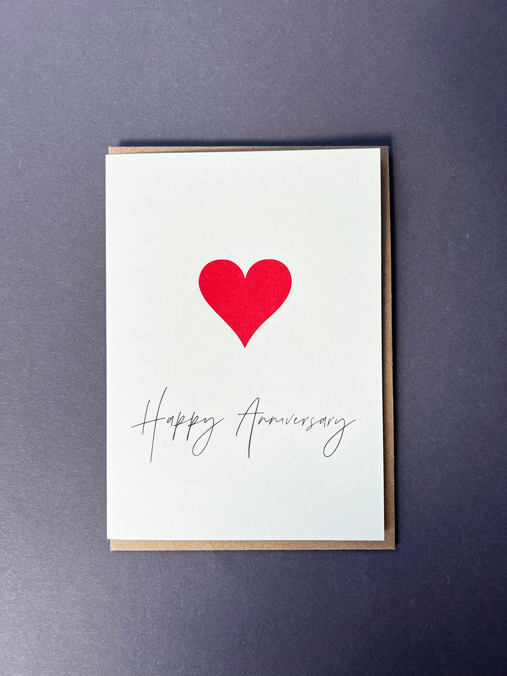 Happy Anniversary Heart Card