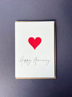 Happy Anniversary Heart Card