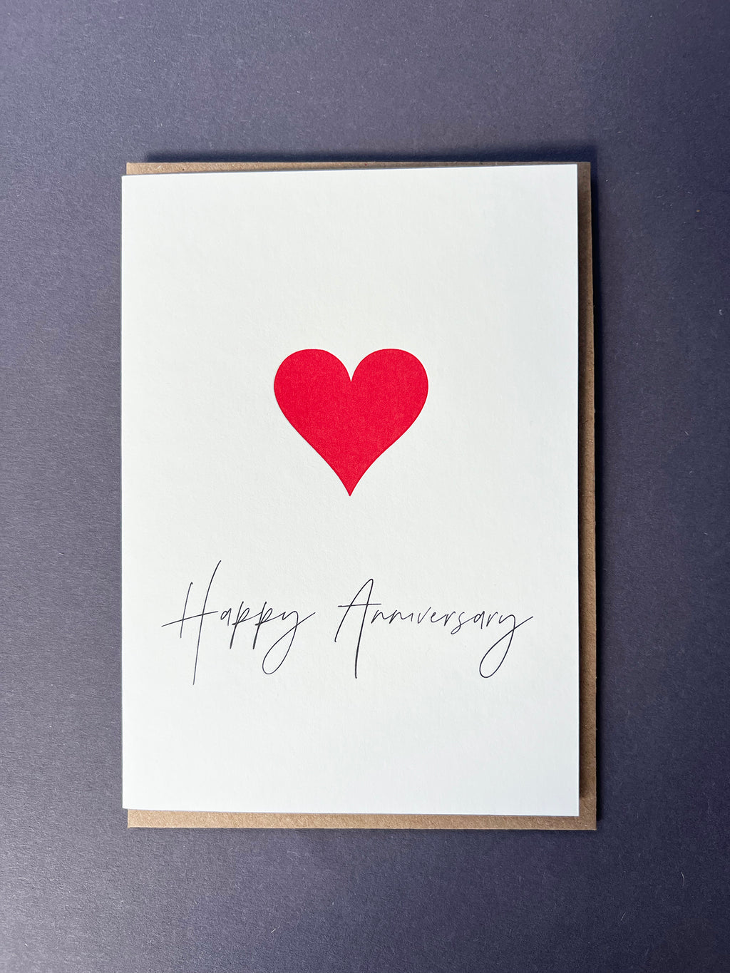 Happy Anniversary Heart Card