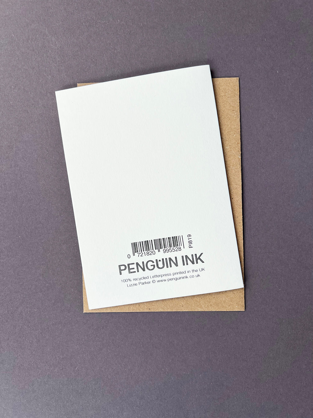 Christmas Penguin Letterpress Card | Christmas Card