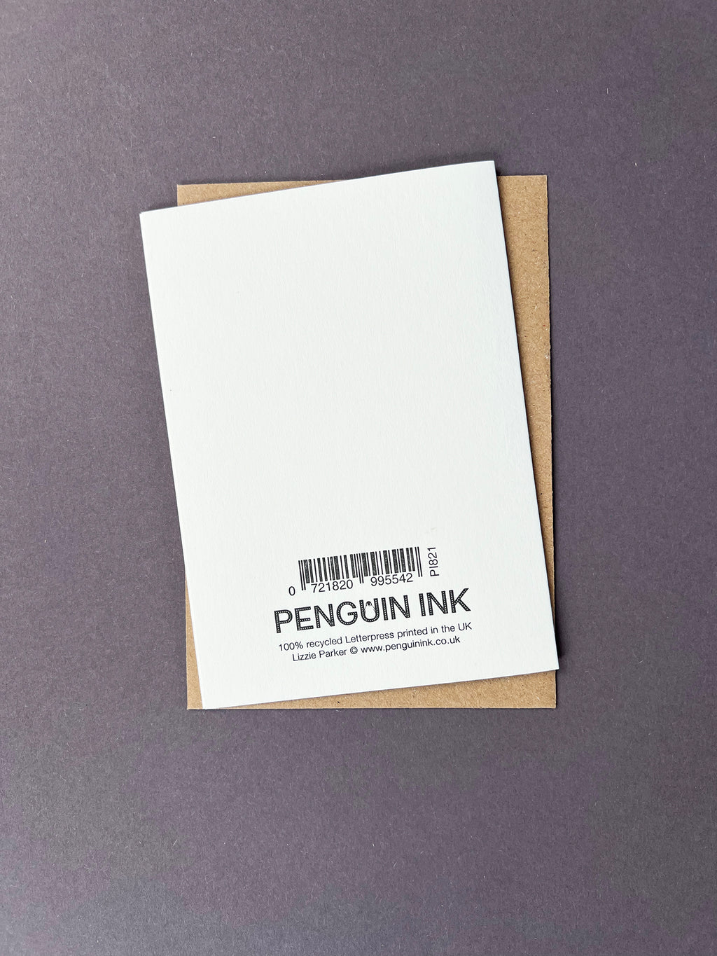 Christmas Cat Letterpress Card