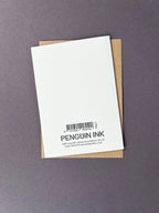 Christmas Cat Letterpress Card