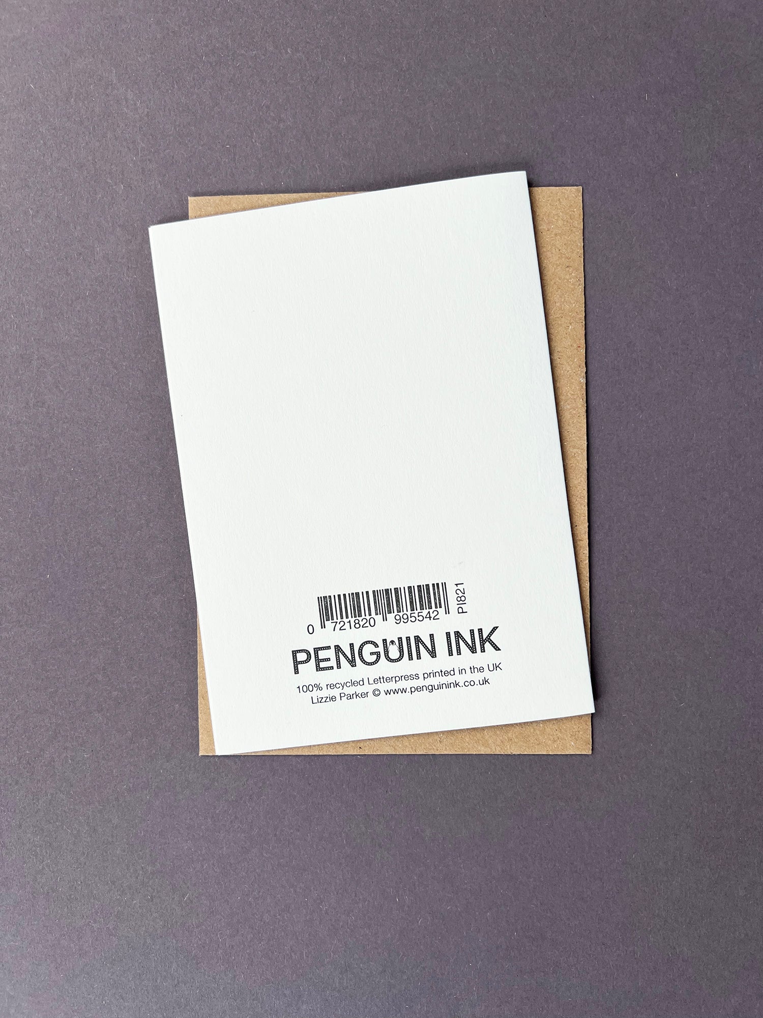 Christmas Cat Letterpress Card