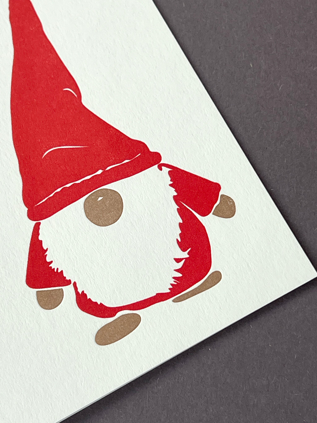 Get Merry Gonk Card Letterpress | Christmas Card