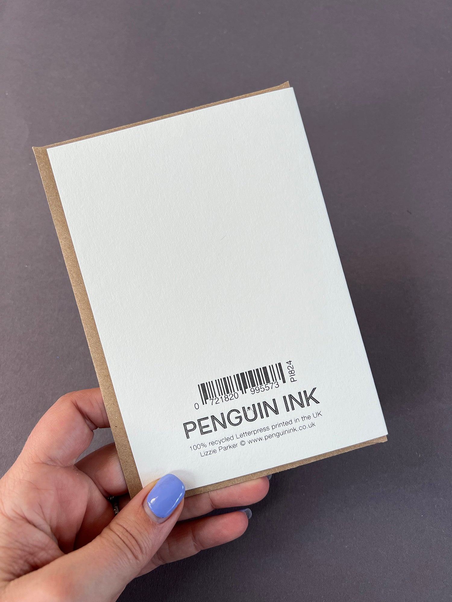 Birthday Pug Letterpress Card