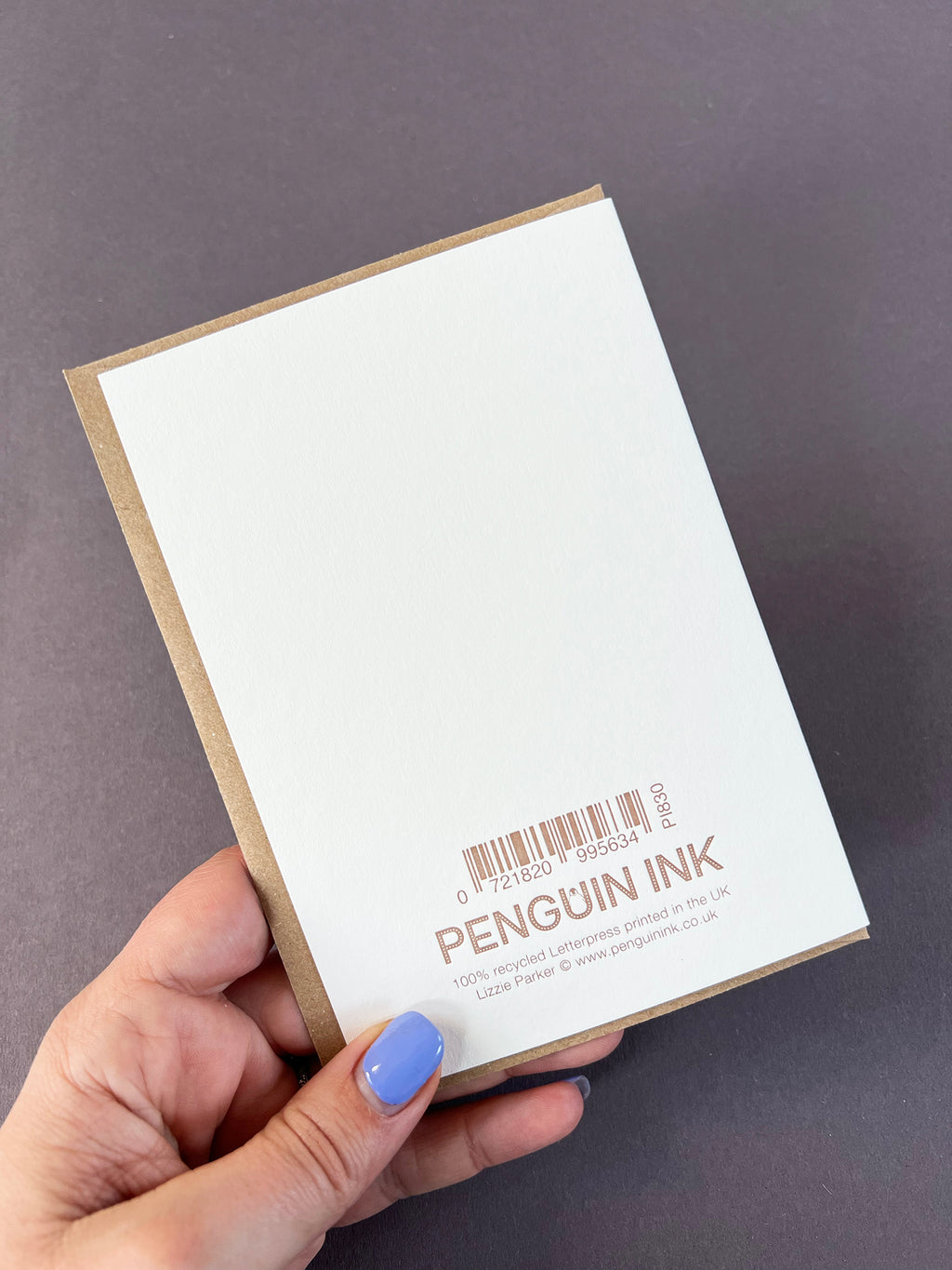 Birthday Cake Letterpress Card