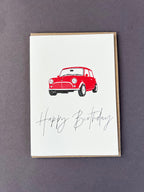 Birthday Mini Letterpress Card