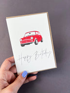 Birthday Mini Letterpress Card