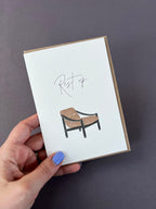 Rest Up Letterpress Card | Get Well Soon Card | Mental Heath