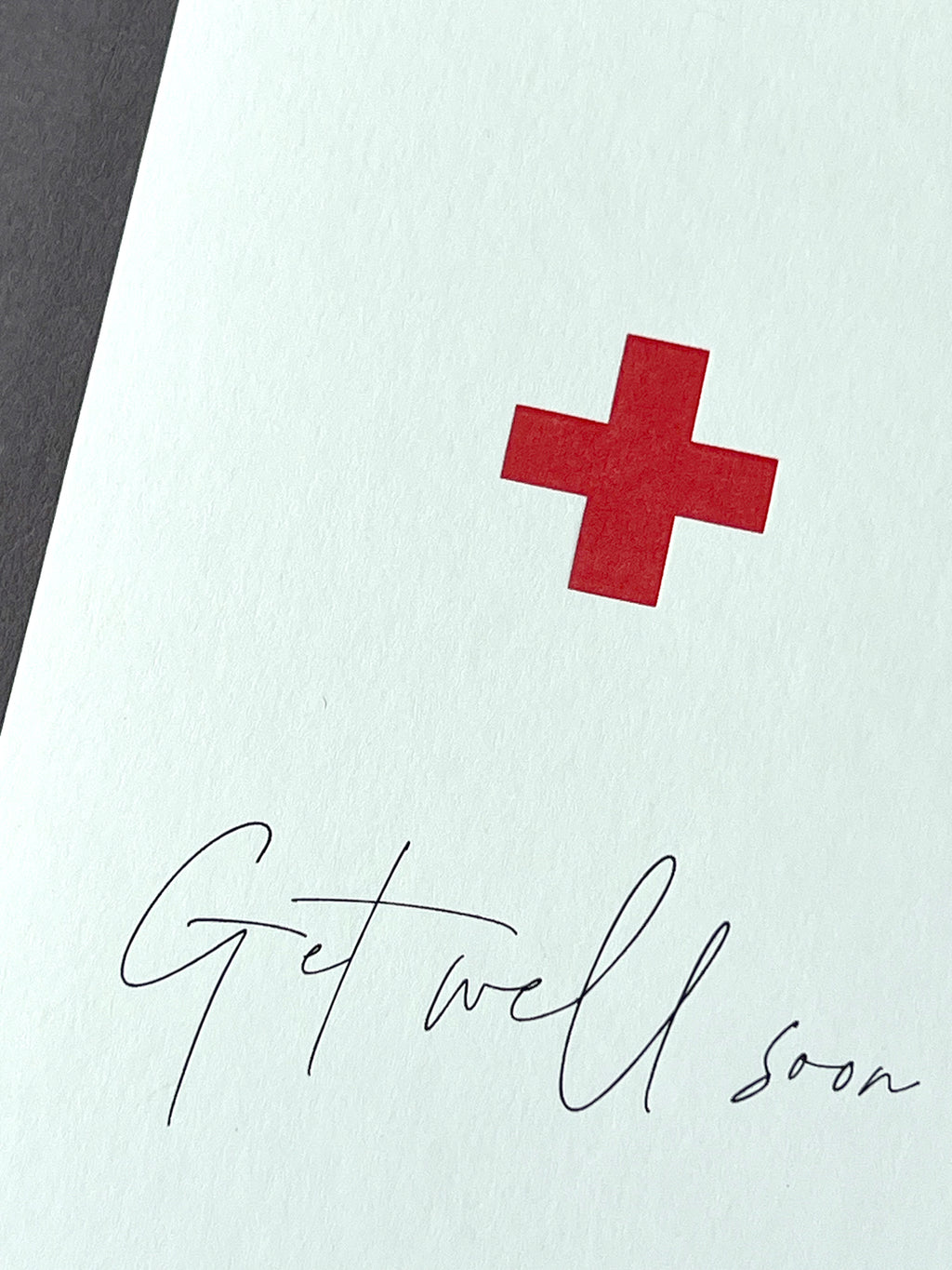 First Aid Letterpress Card | Get Well Soon Card