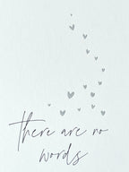 No Words Letterpress Card