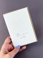 No Words Letterpress Card