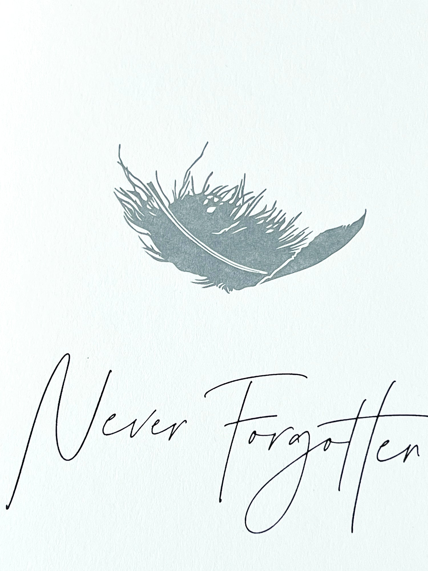 Never Forgotten Card