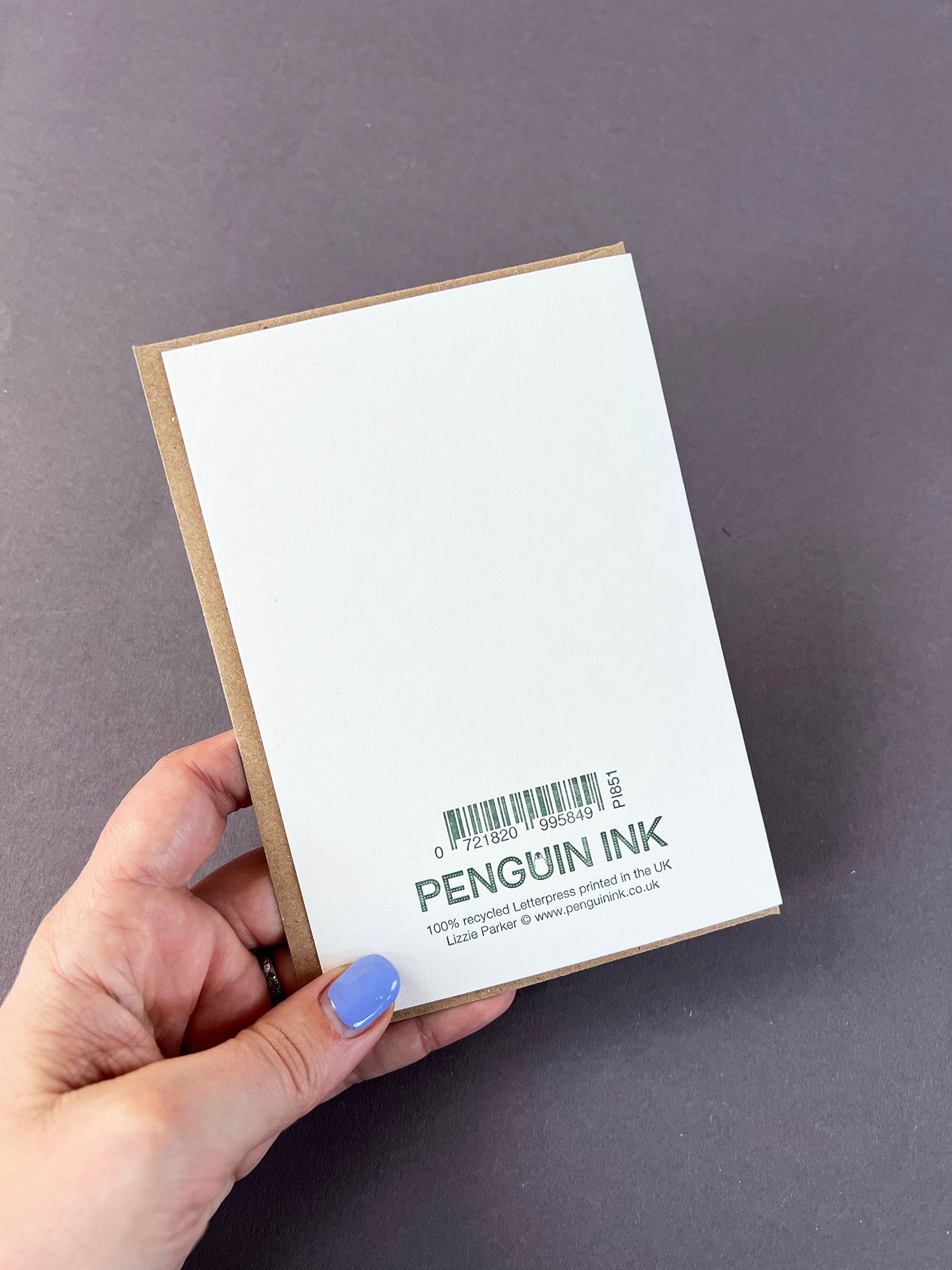 Corncockle Letterpress Card