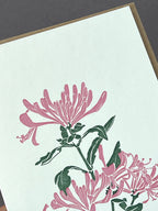 Honeysuckle  Letterpress Card