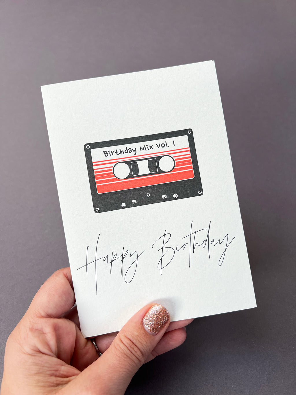 Birthday Mix Tape Card