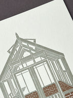 Birthday Greenhouse Letterpress Card