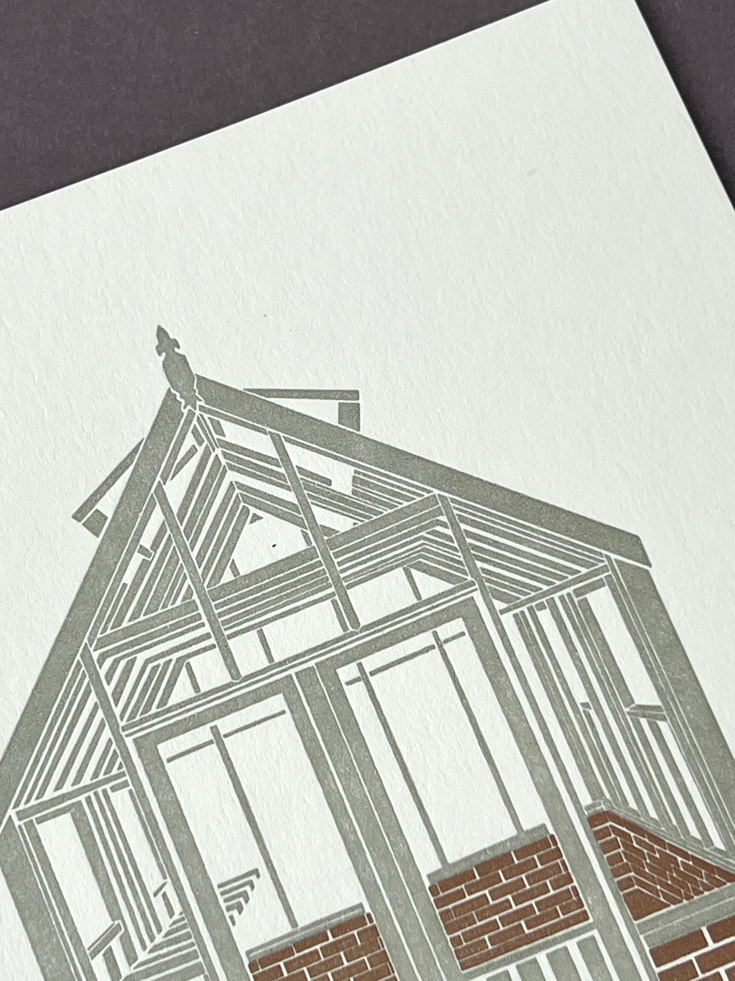 Birthday Greenhouse Letterpress Card