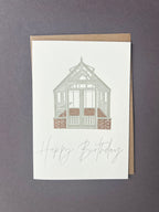 Birthday Greenhouse Letterpress Card