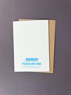 Birthday Balloons Letterpress Card