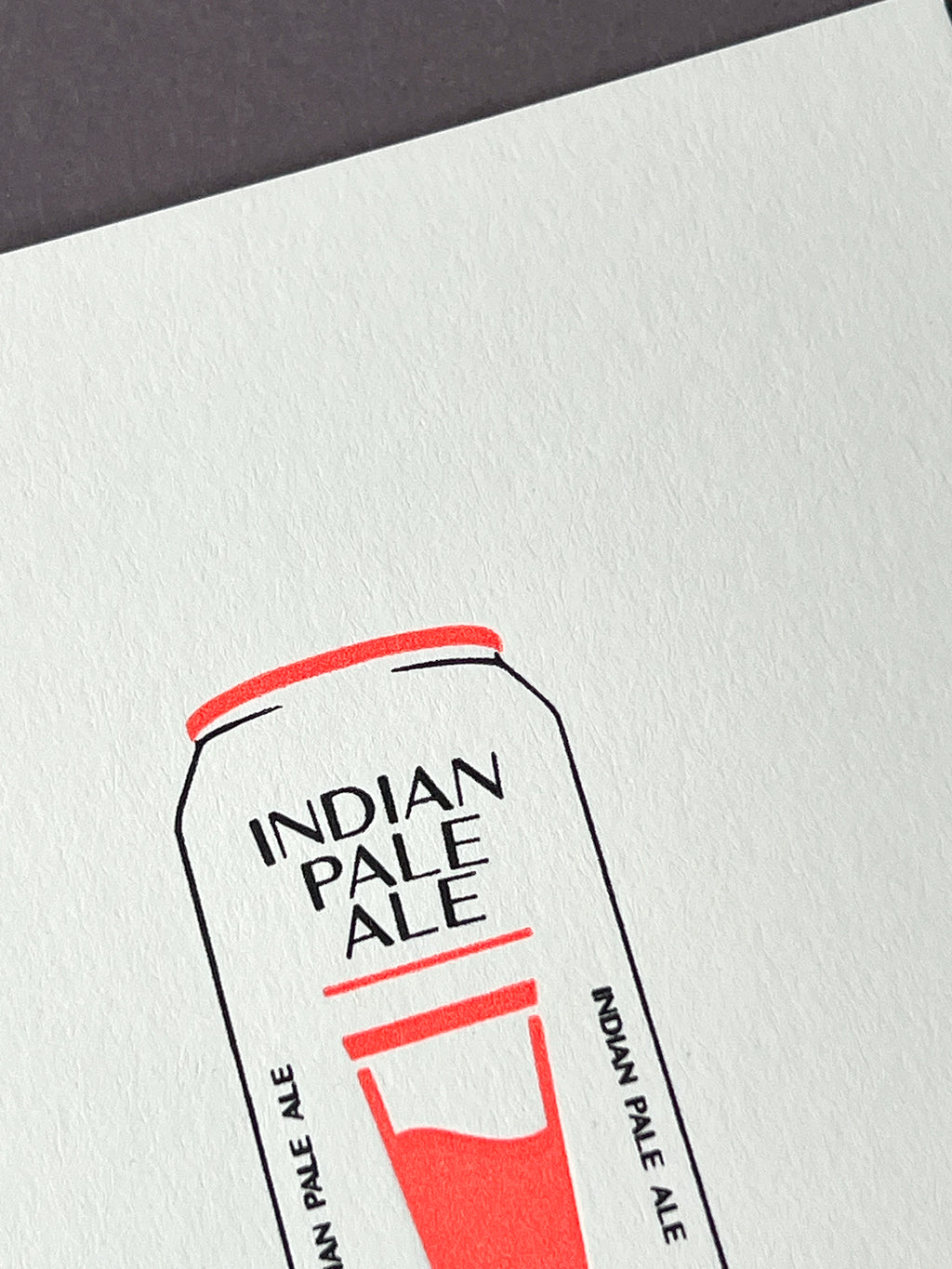 Birthday Beers Letterpress Card
