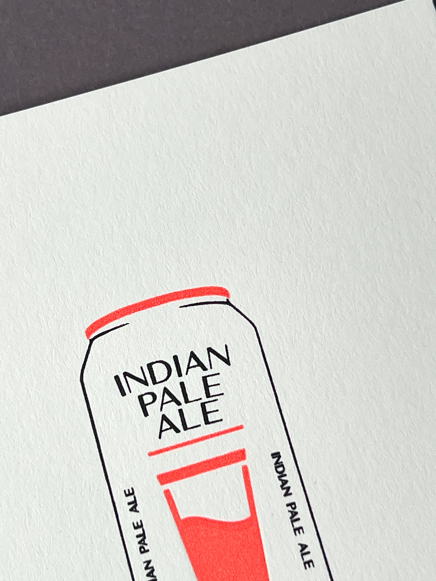 Birthday Beers Letterpress Card