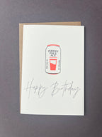 Birthday Beers Letterpress Card