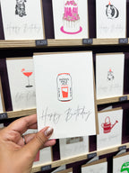 Birthday Beers Letterpress Card