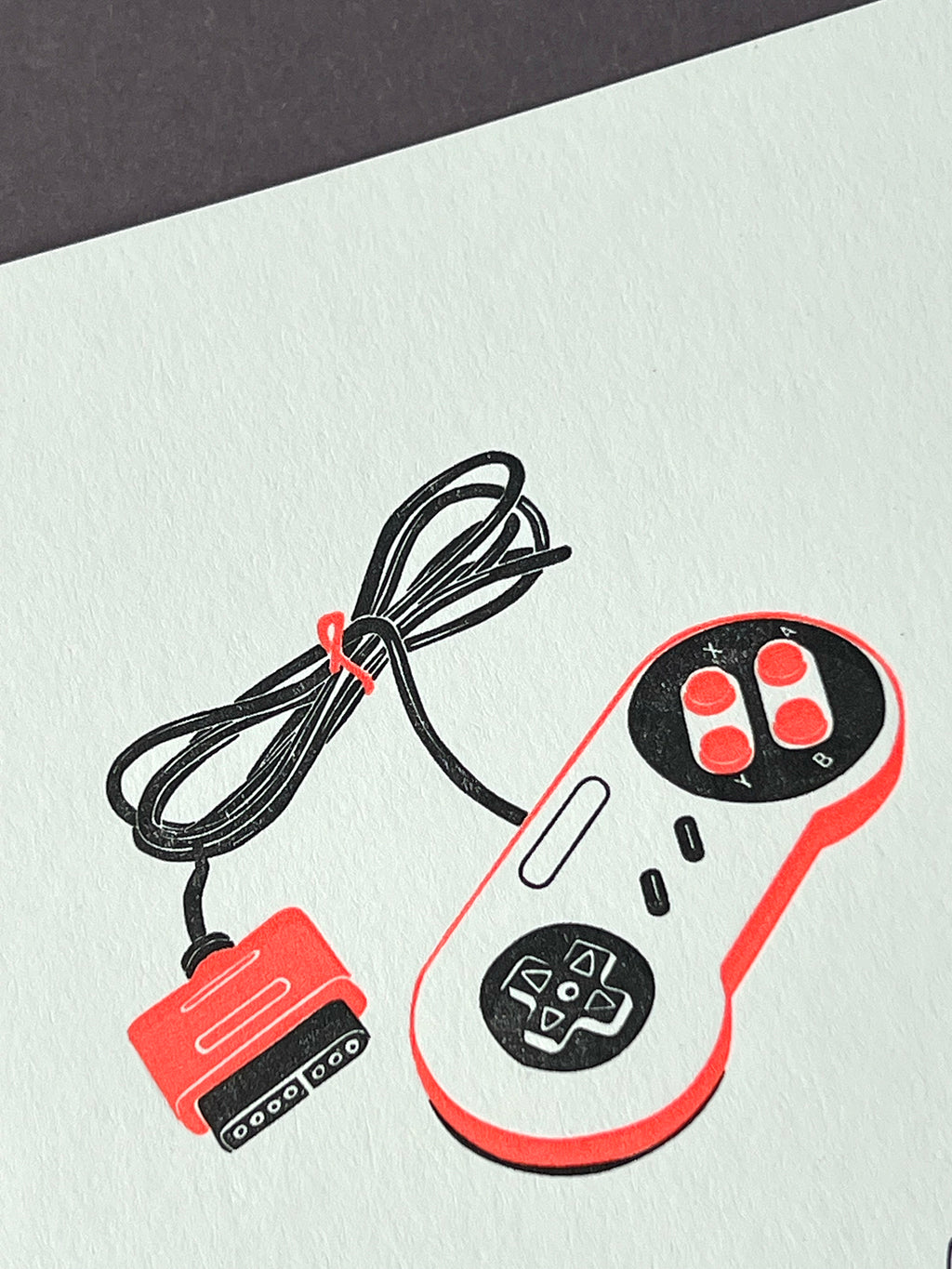 Birthday Games Letterpress Card