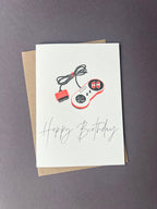 Birthday Games Letterpress Card