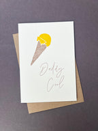 Daddy Cool Birthday Letterpress Card | Father's Day Card