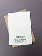 Flower Press Blue Letterpress Card | Mother's Day Card