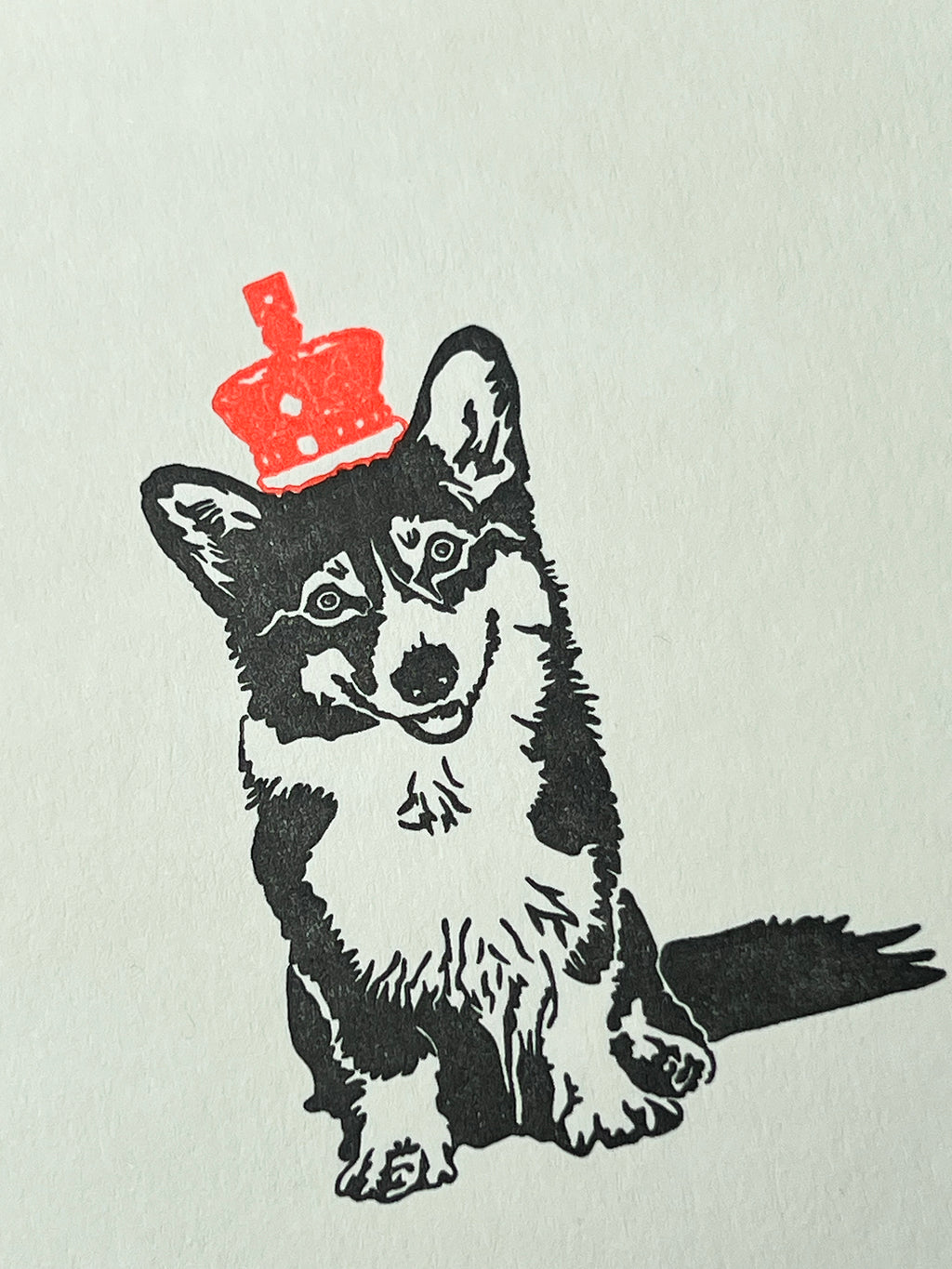 Birthday Queen Letterpress Card