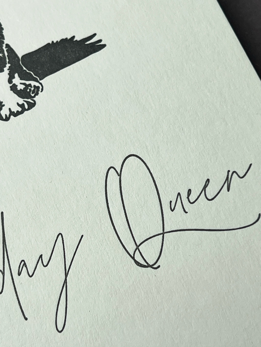 Birthday Queen Letterpress Card