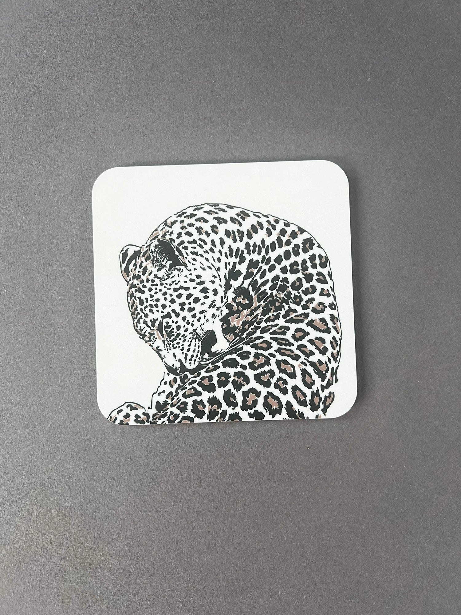 Leopard Coaster