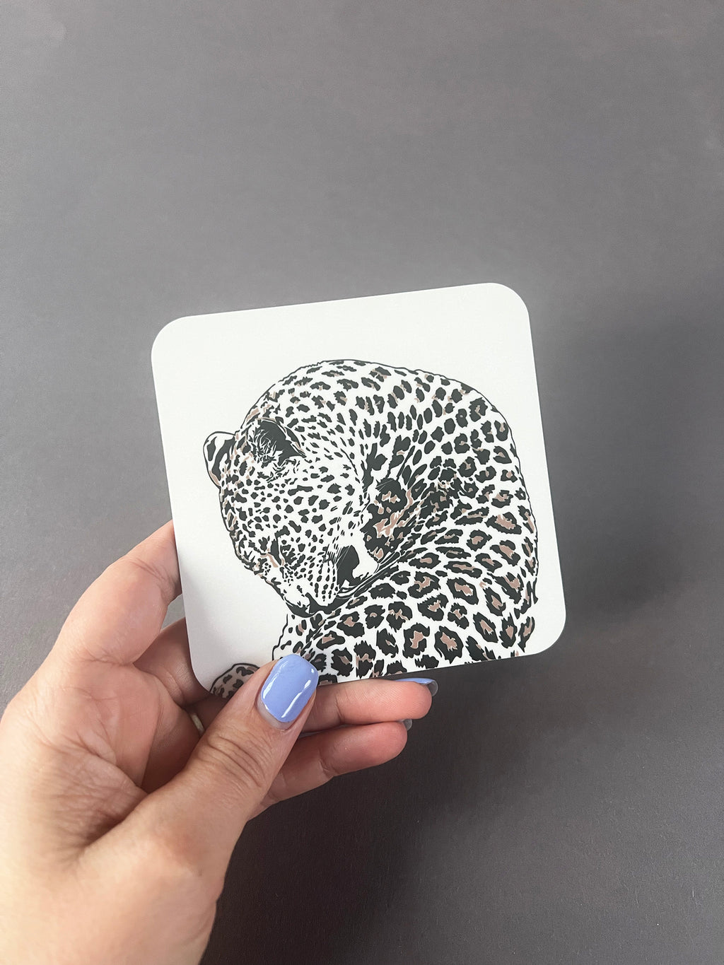 Leopard Coaster
