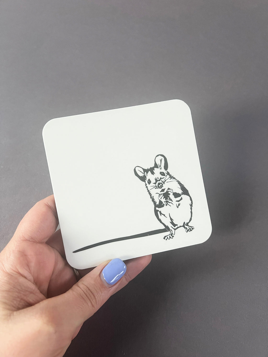 Mouse Rug Coasters Mouse Coaster – Penguin Ink Ltd