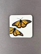 Monarch Orange Butterfly Coaster