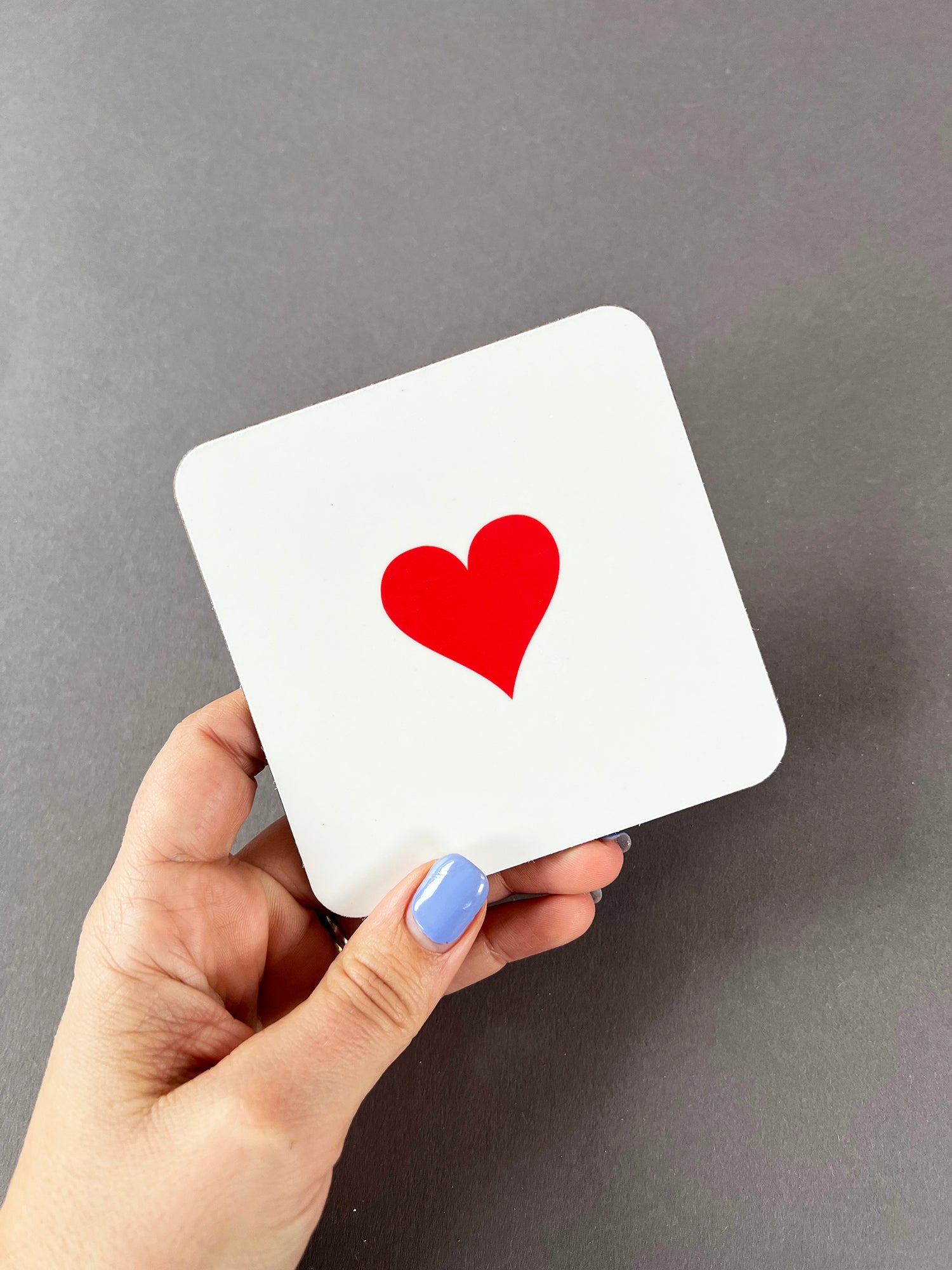 Red Heart Coaster
