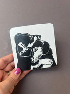Dachshund Cuddles Coaster