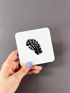 Guinea Fowl Feather Coaster