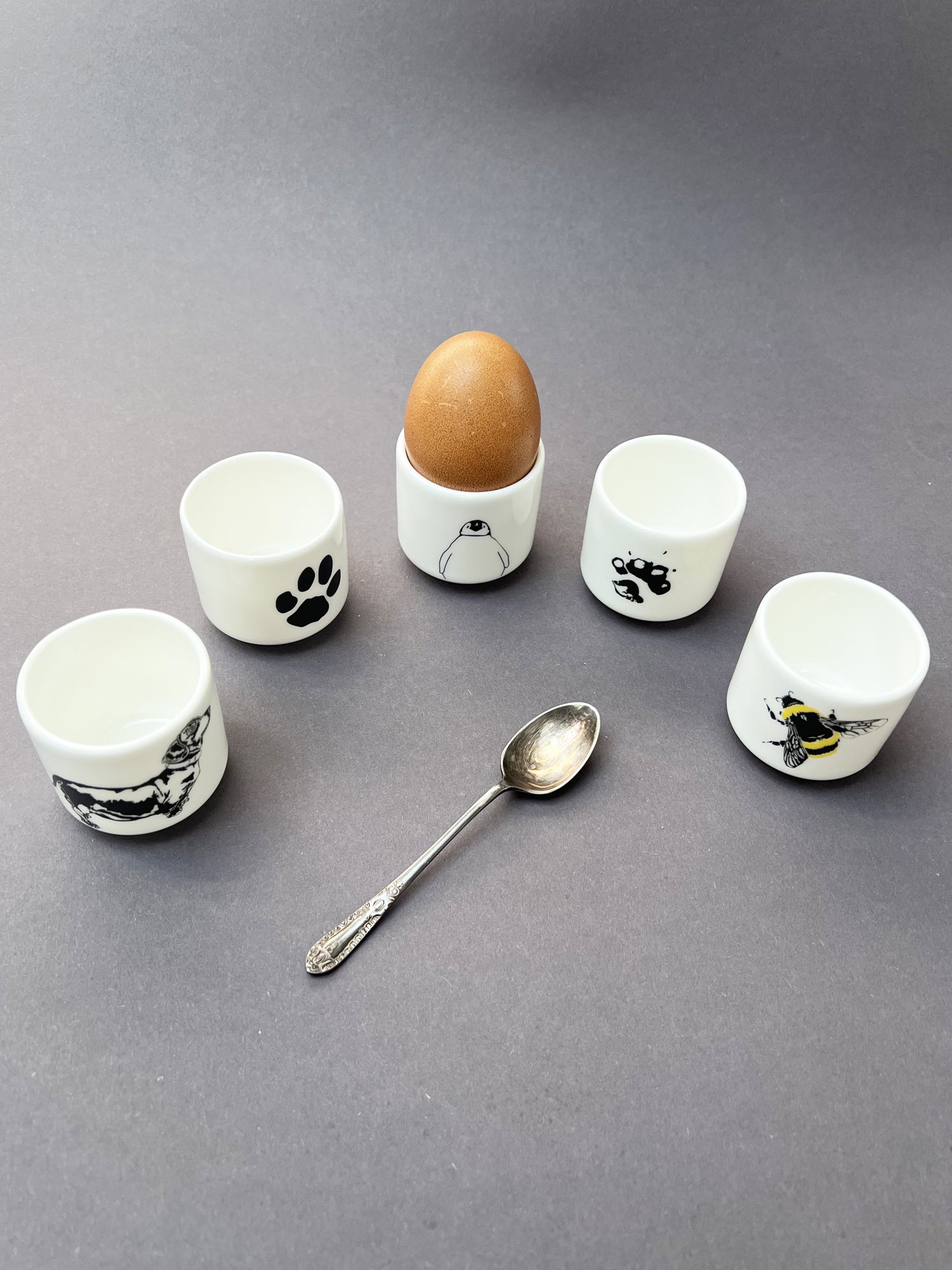 Peepo Cat Egg Cup
