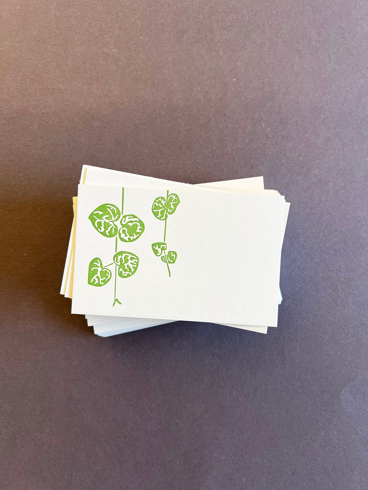 String of Hearts Florist Cards