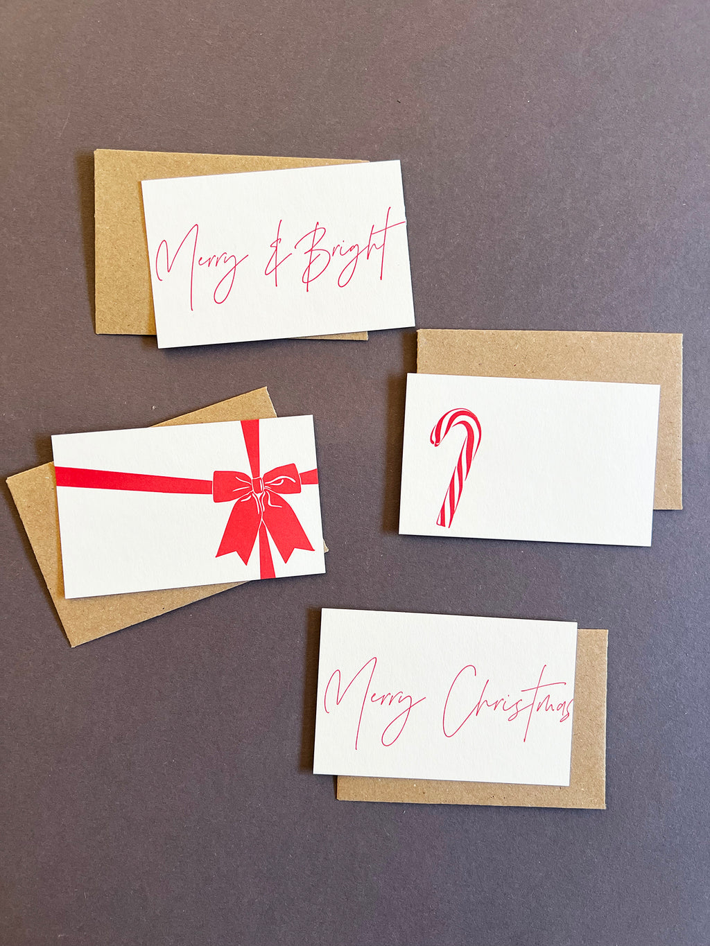 Candy Cane Florist Cards
