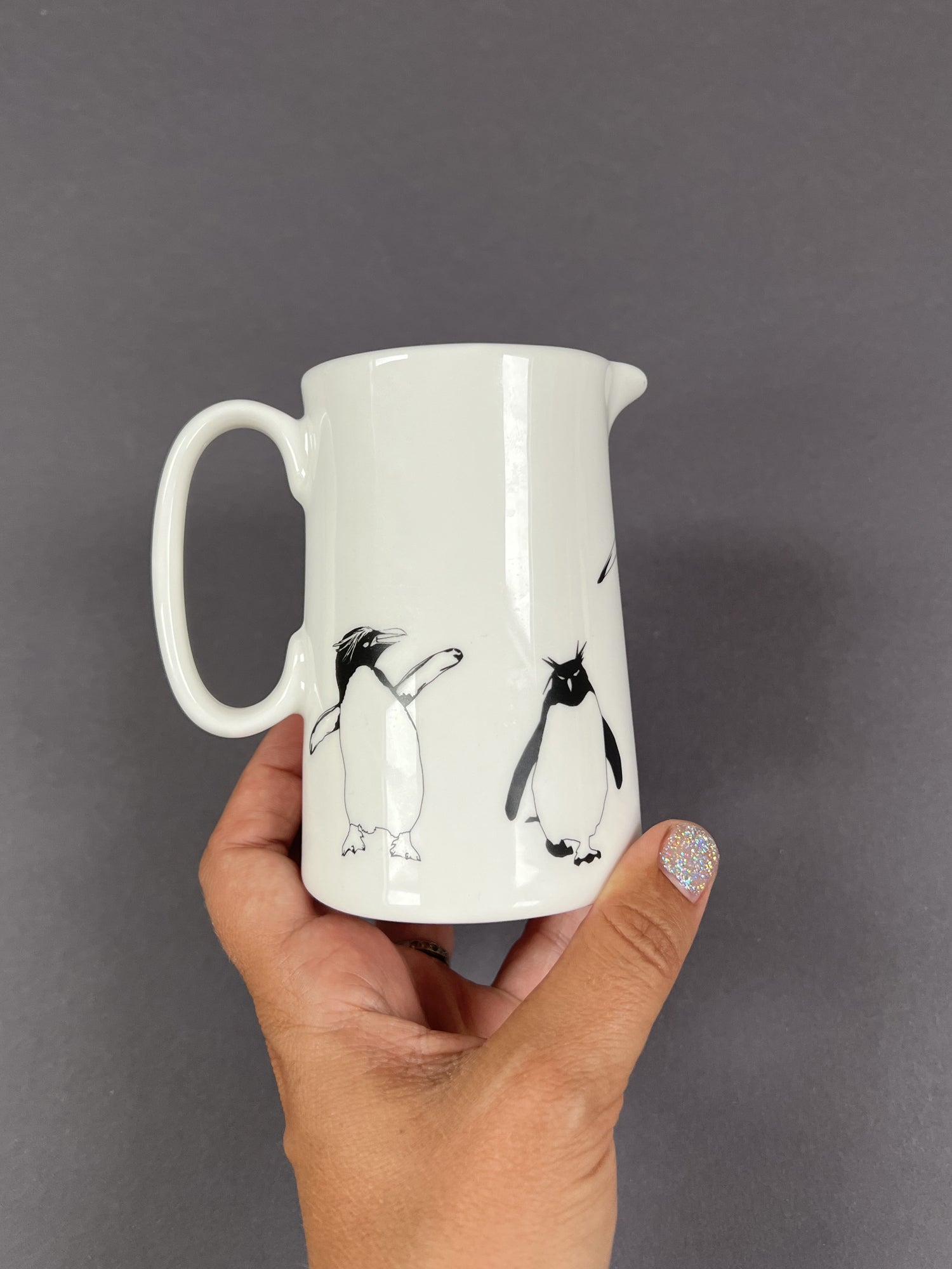 Multi Penguin 1/2 Pint Jug