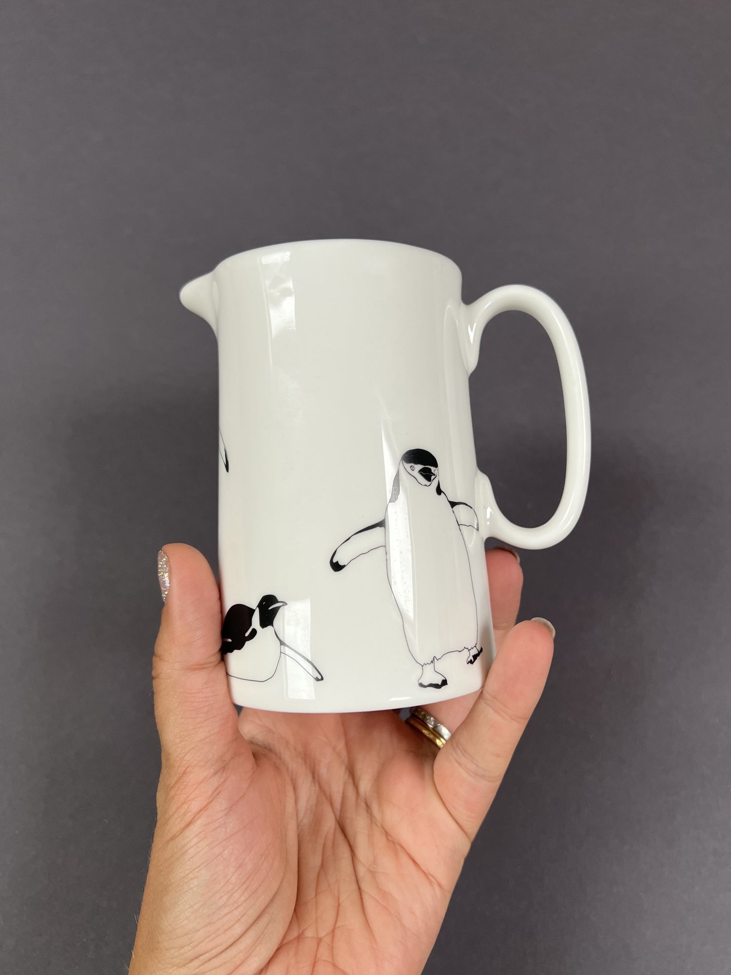 Multi Penguin 1/2 Pint Jug