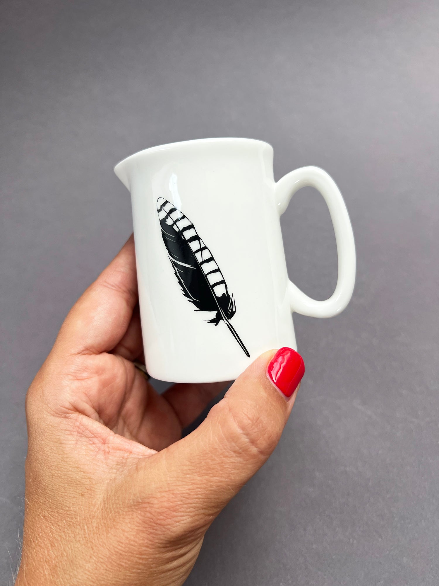 Multi Feather 1/4 Pint Jug