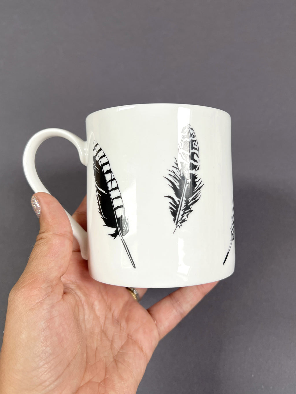 Multi Feather Mug