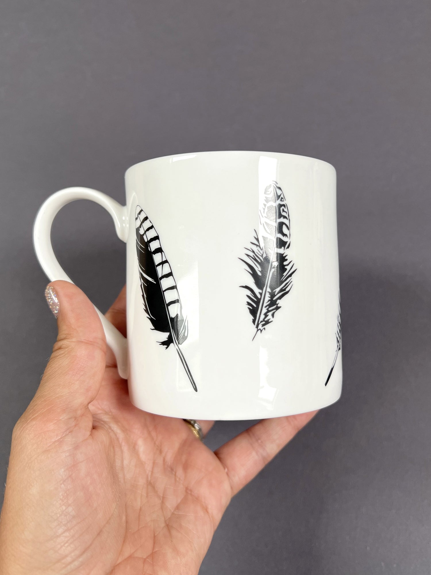 Multi Feather Mug