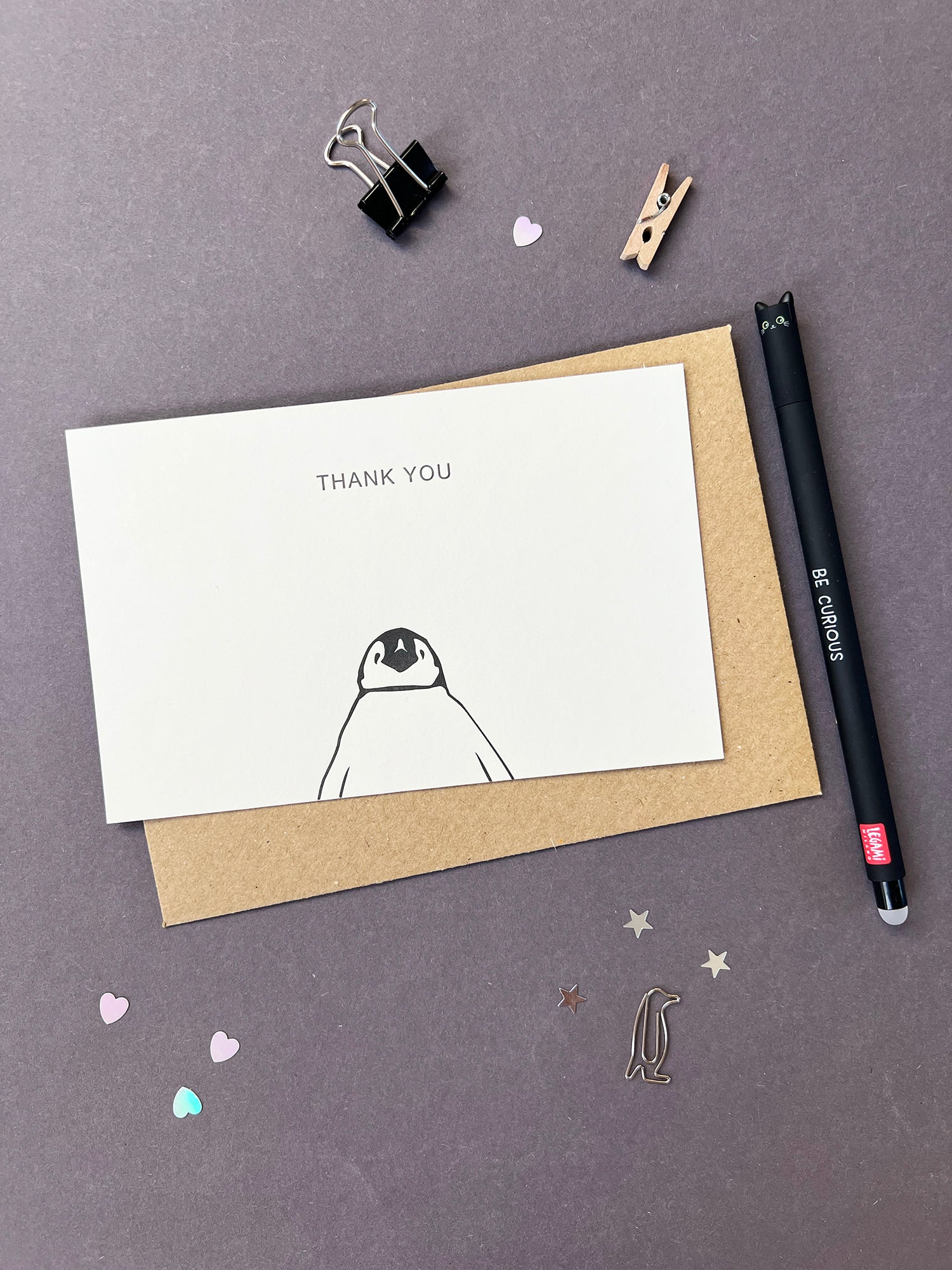 Penguin Correspondence Notecard Set | Set of 10